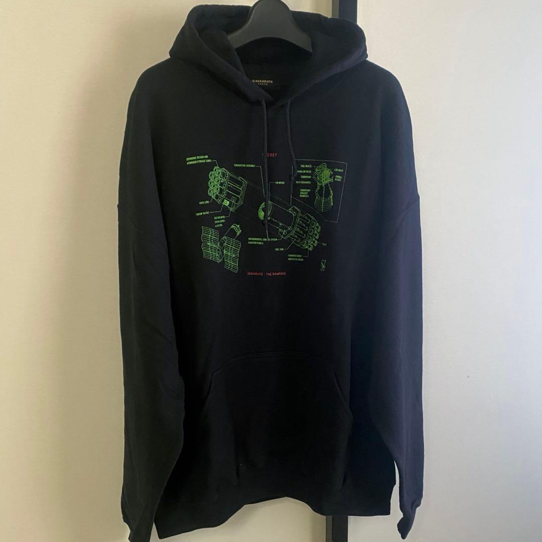 throw ya fist パーカー XL ランペ hoodie