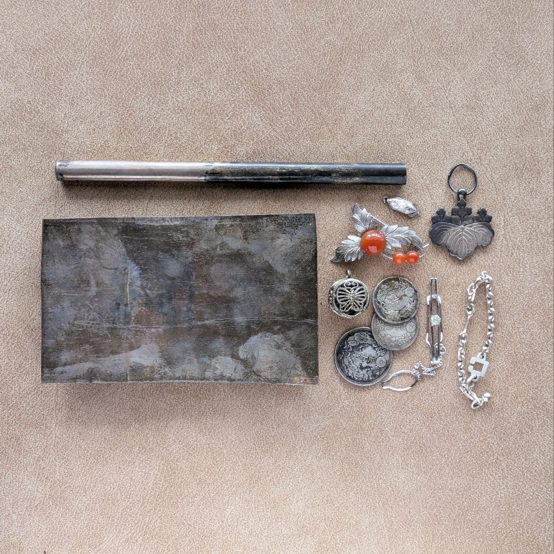 銀製 銀貨 刻印あり 潰し まとめて 93g ジャンク