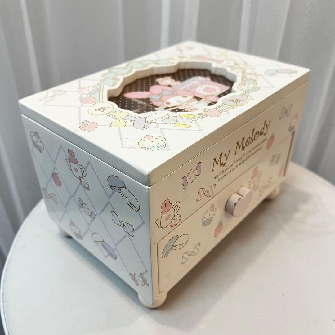 マイメロディ　サンリオ　木製　ジュエリーケース　アクセサリーケース