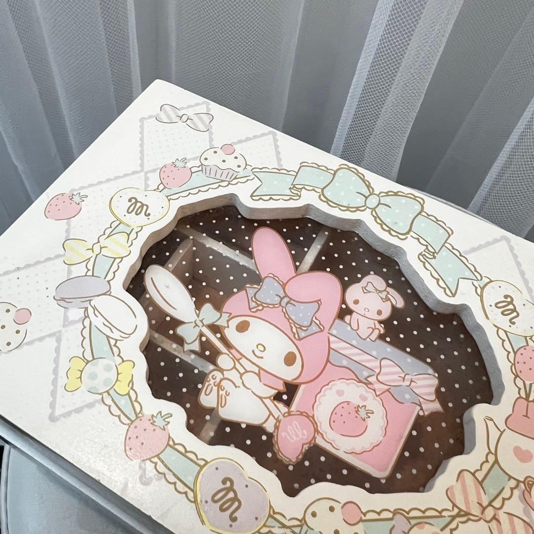 マイメロディ　サンリオ　木製　ジュエリーケース　アクセサリーケース