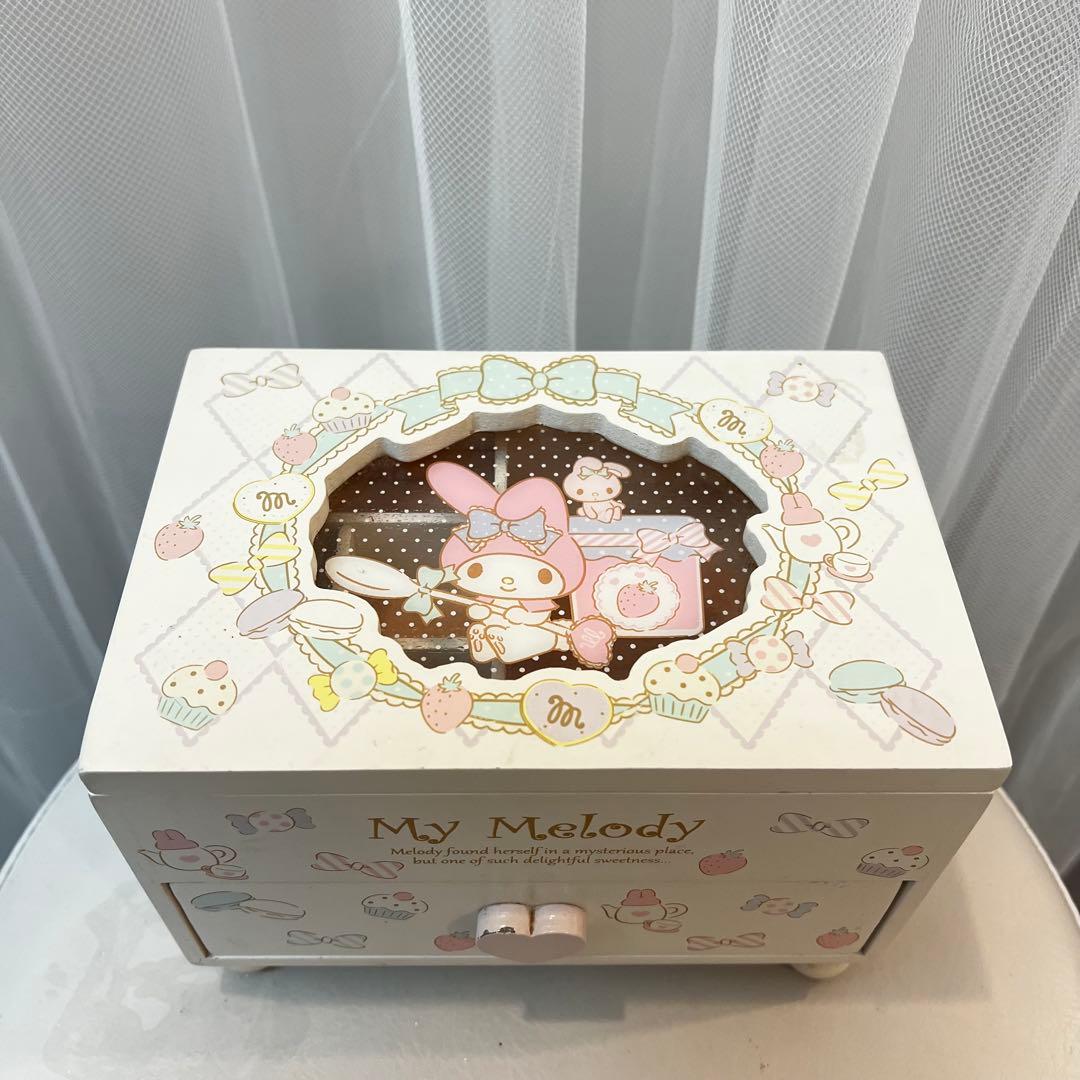 マイメロディ　サンリオ　木製　ジュエリーケース　アクセサリーケース