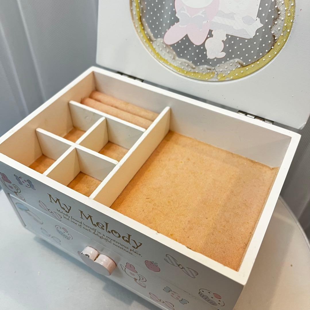 マイメロディ　サンリオ　木製　ジュエリーケース　アクセサリーケース