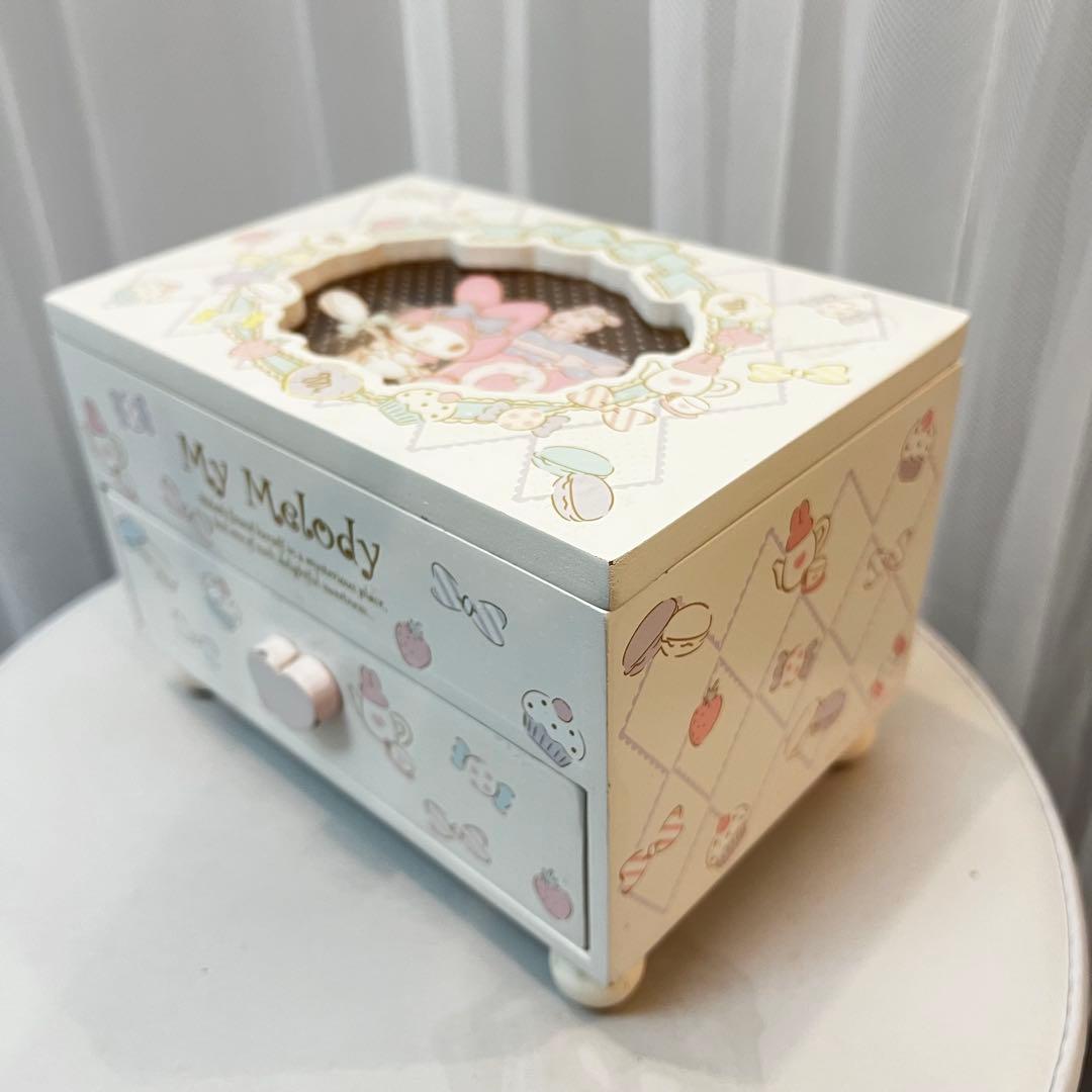 マイメロディ　サンリオ　木製　ジュエリーケース　アクセサリーケース