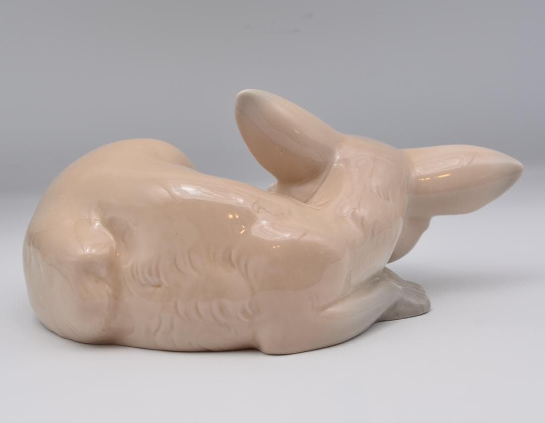 灰色ギツネ　＃1065　★リヤドロ　スペイン　ポーセリン　光沢仕上　ヴィンテージ