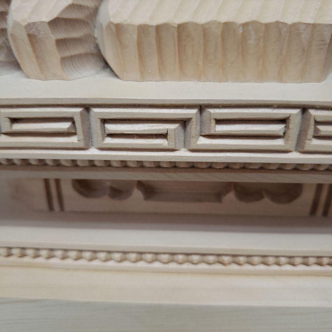 蔵出し特価極上彫り★白木材 不動明王立像１尺立★お不動さん火の鳥彫り