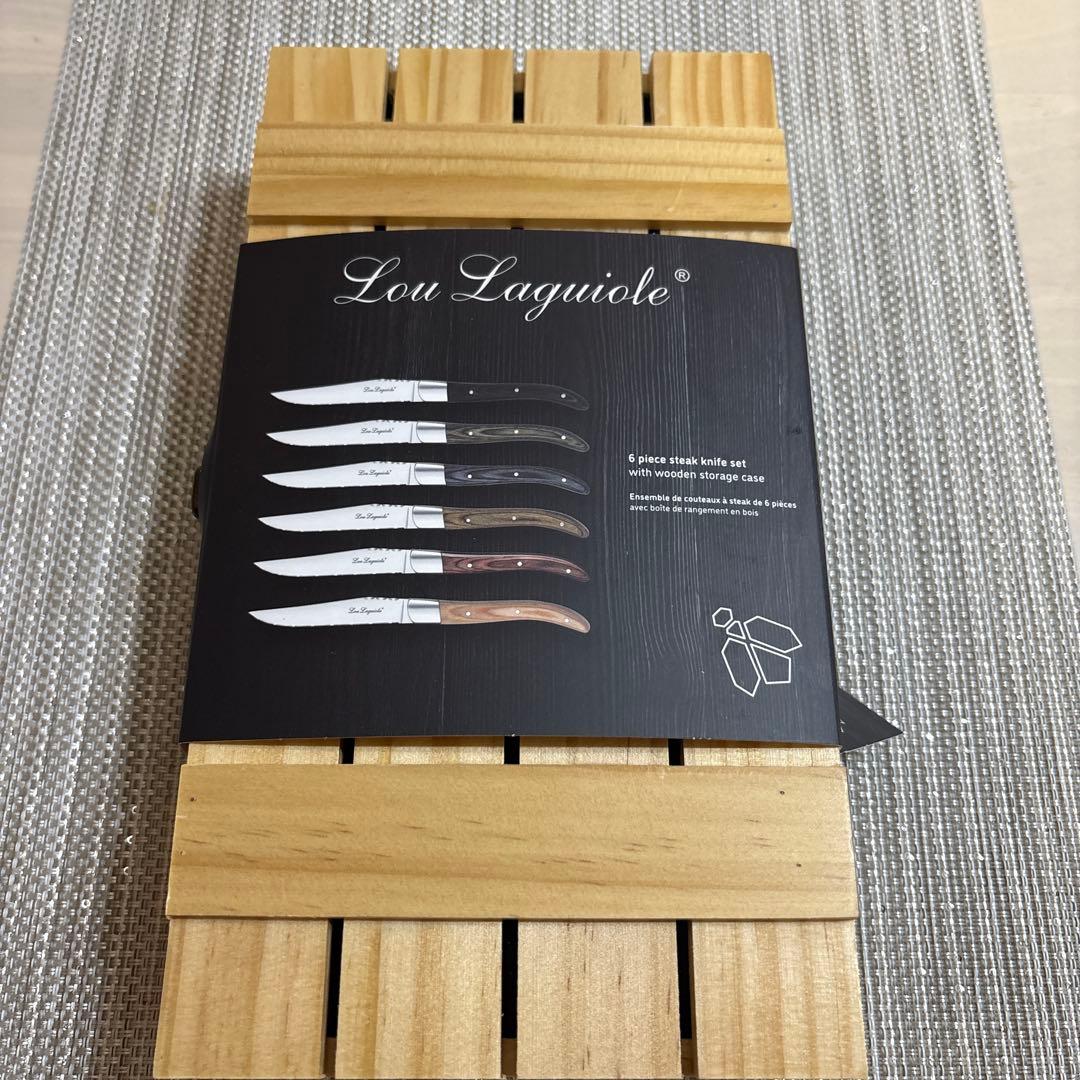 新品未開封　ラギオールステーキナイフ❤️木箱入り　2セット