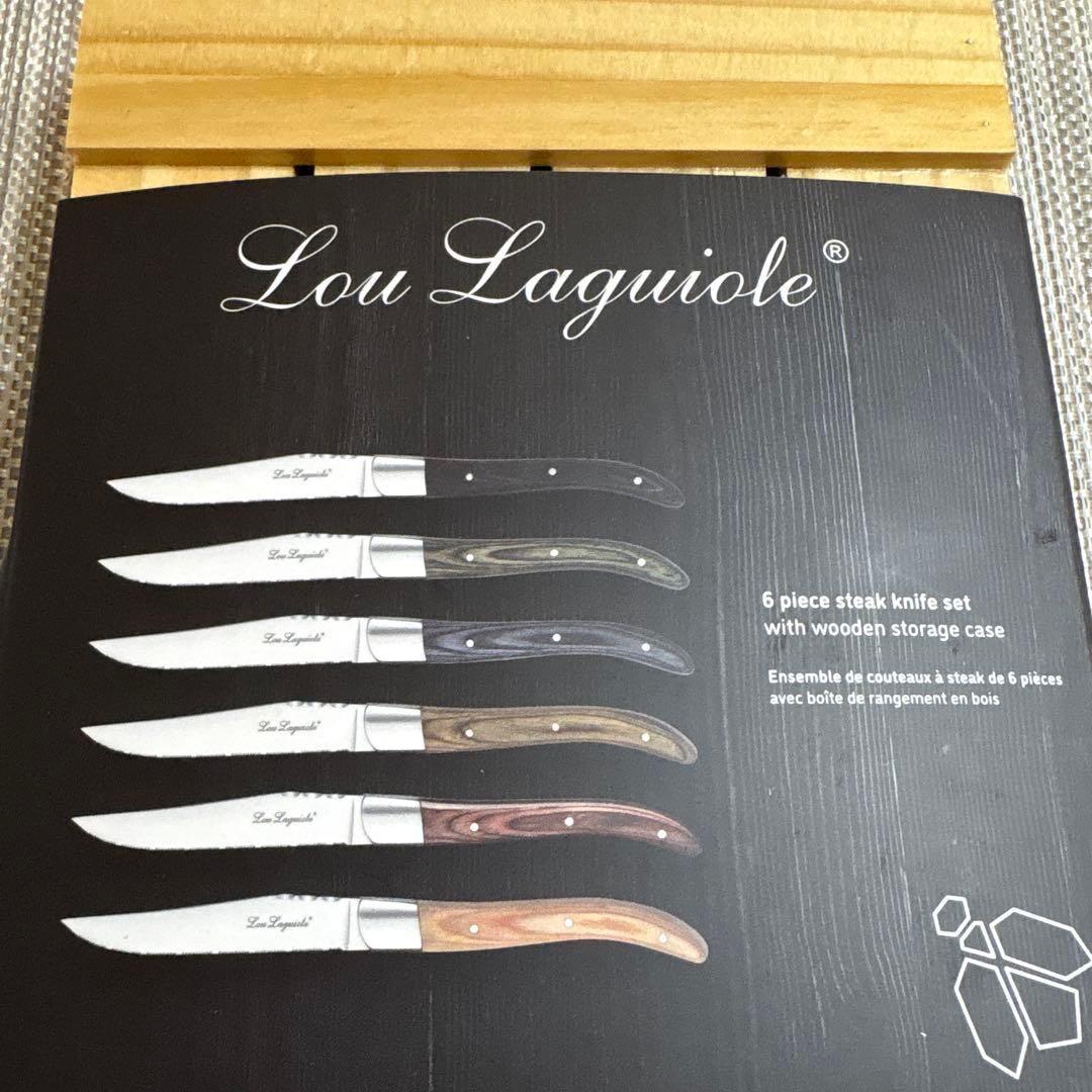 新品未開封　ラギオールステーキナイフ❤️木箱入り　2セット