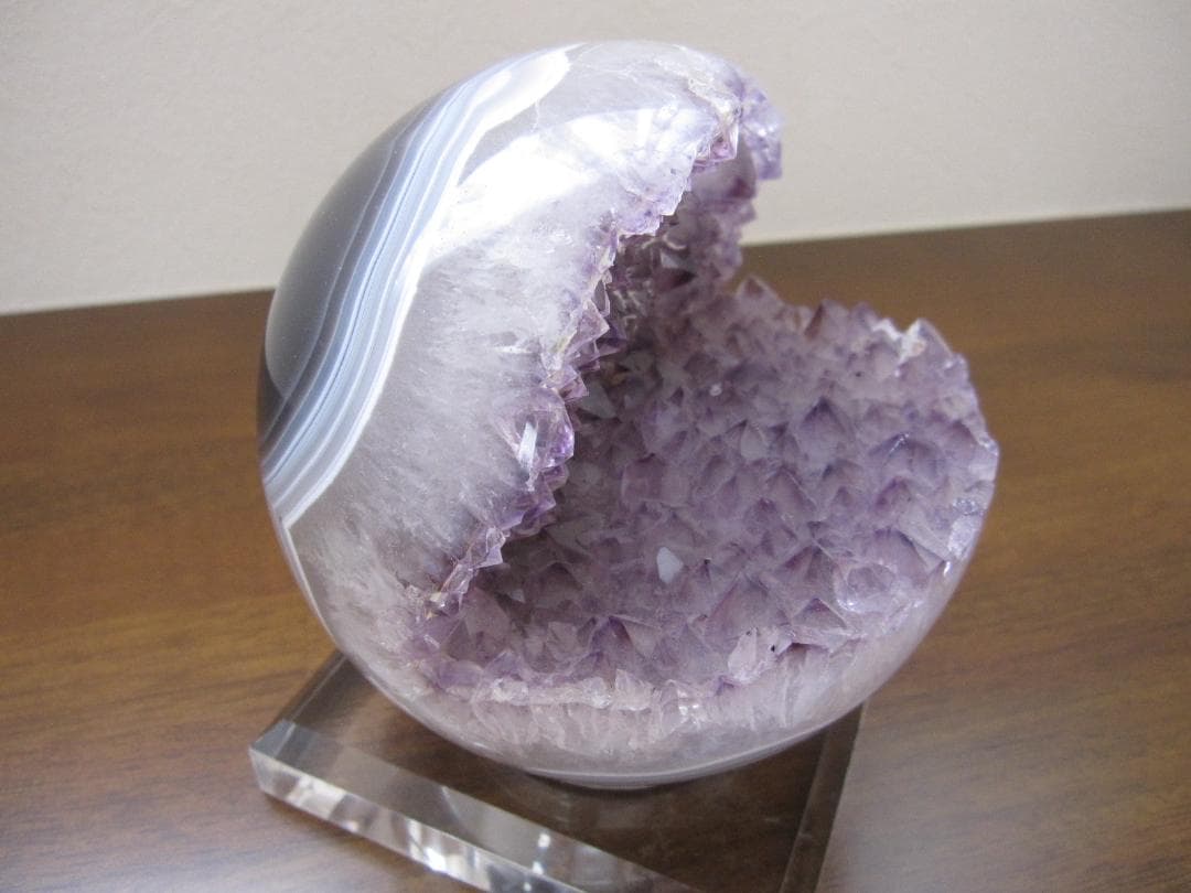 アメジストジオードボール　笑口