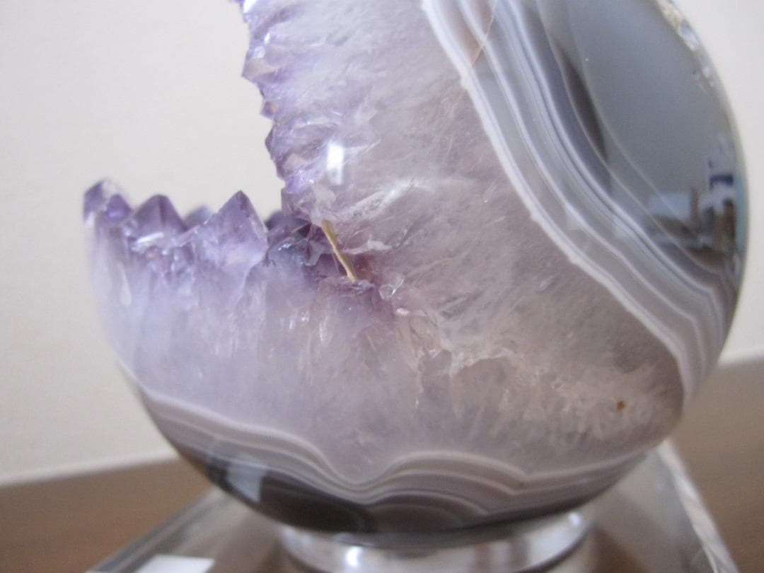 アメジストジオードボール　笑口