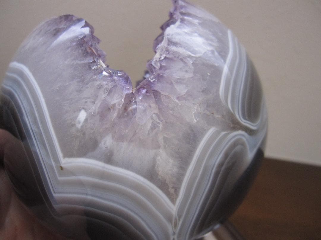 アメジストジオードボール　笑口