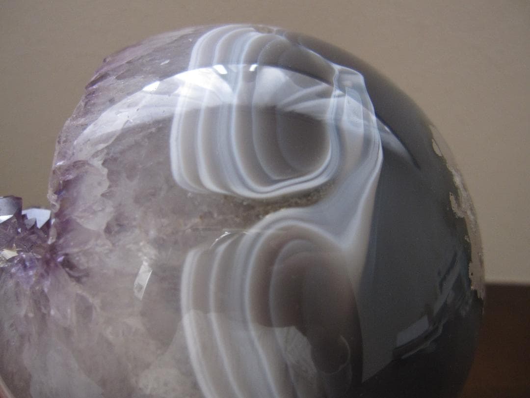 アメジストジオードボール　笑口