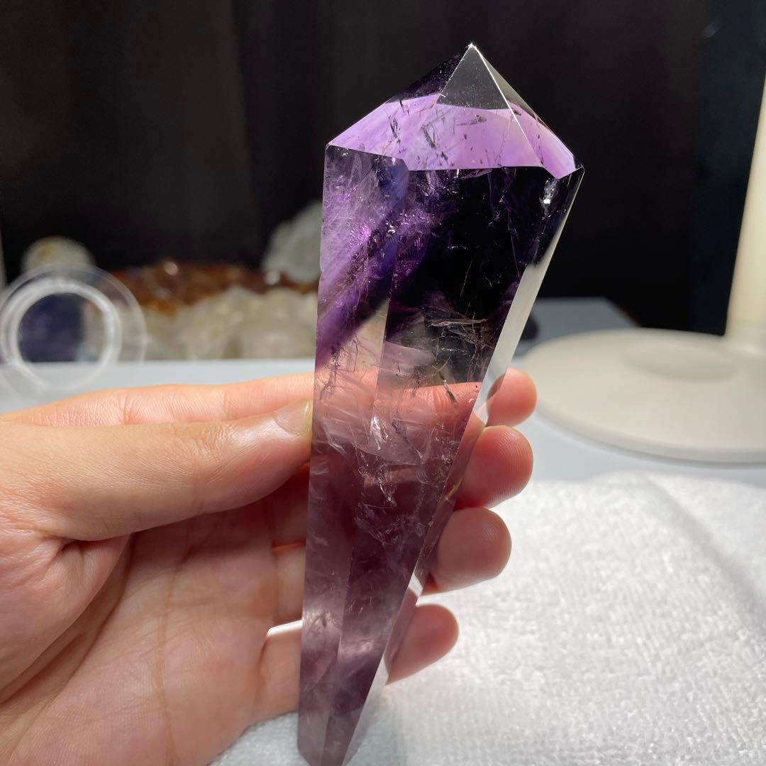 秘蔵プレミアム☆透明感抜群☆アメジストポイント