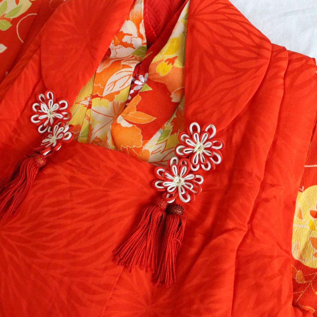 【専用】七五三 3歳 子供 女の子 アンティーク 正絹 着物 被布 セット