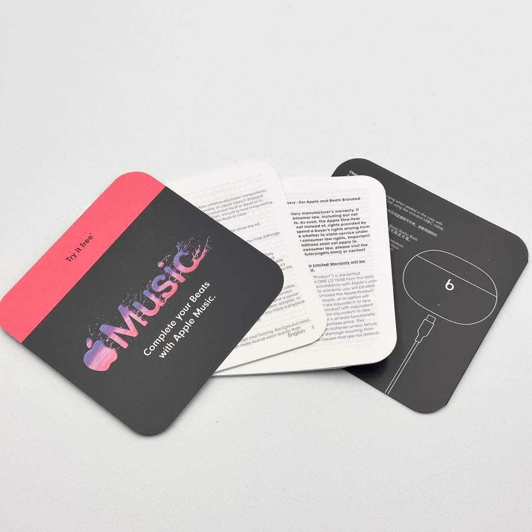 Beats Studio Budsブルー ワイヤレスイヤホン