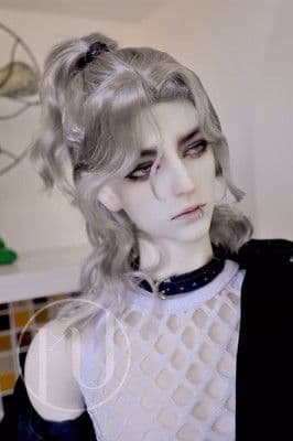 AS24 BJD 1/3 人形 ドール　用ウィッグ カツラ 耐熱 ハンドメイド