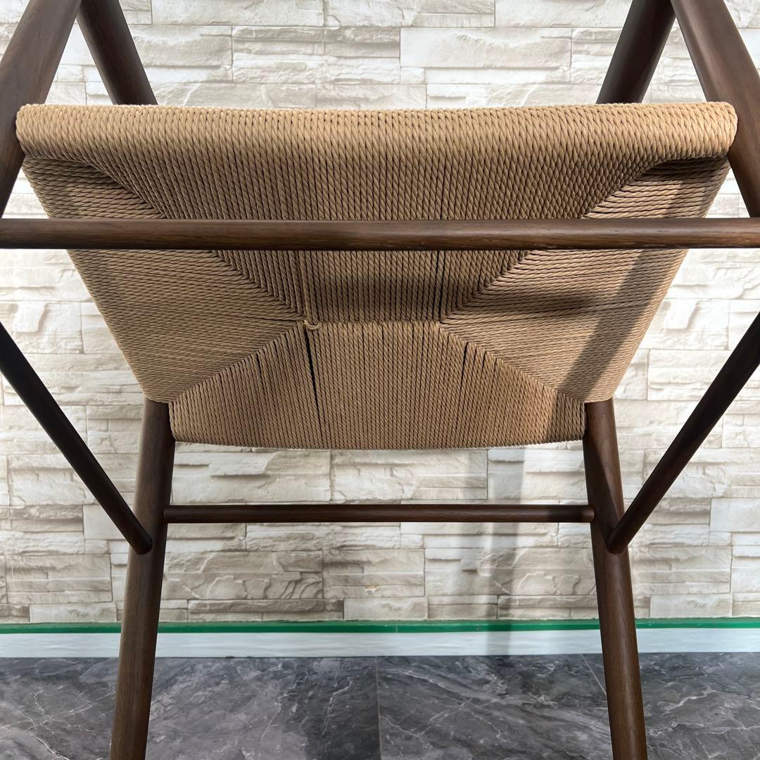 【美品】無印良品　オーク材　ペーパーコードチェア