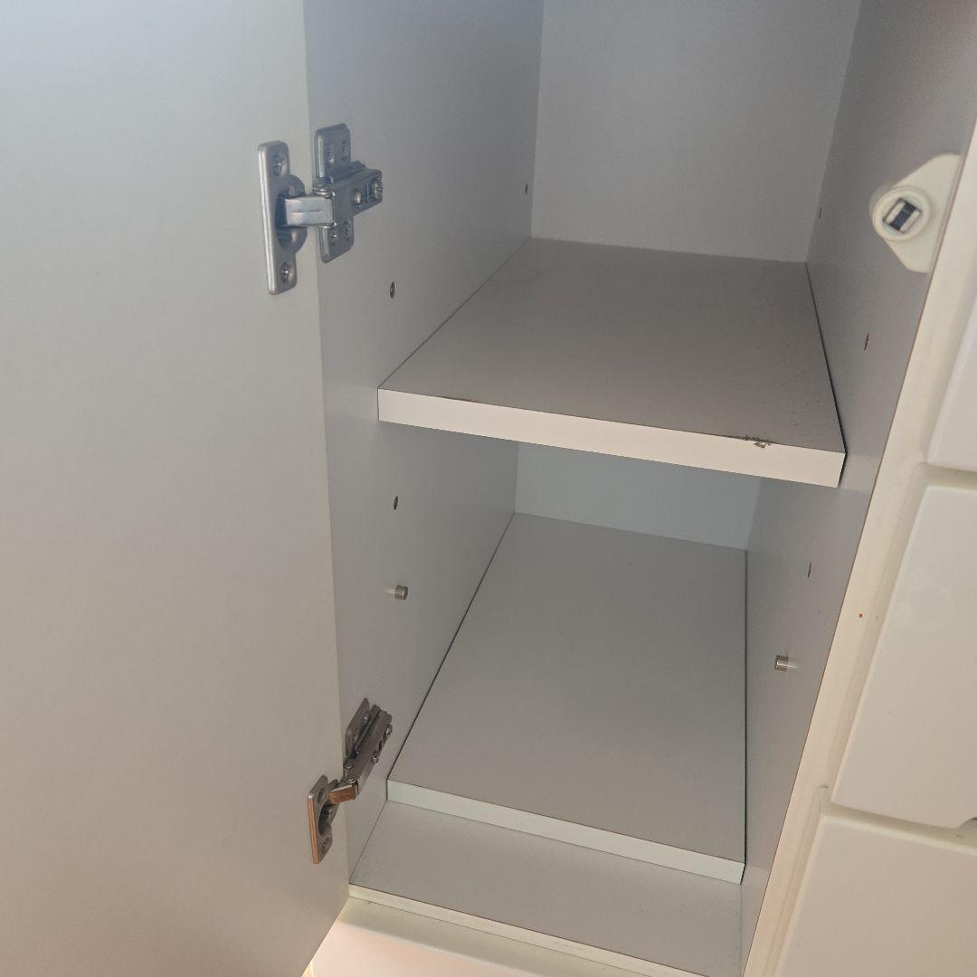 食器棚 スリム レンジボード キッチンボード キッチン収納 ホワイト