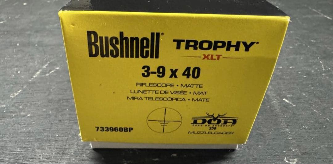 Bushnell Trophy XLT 3-9x40 スコープ　実物