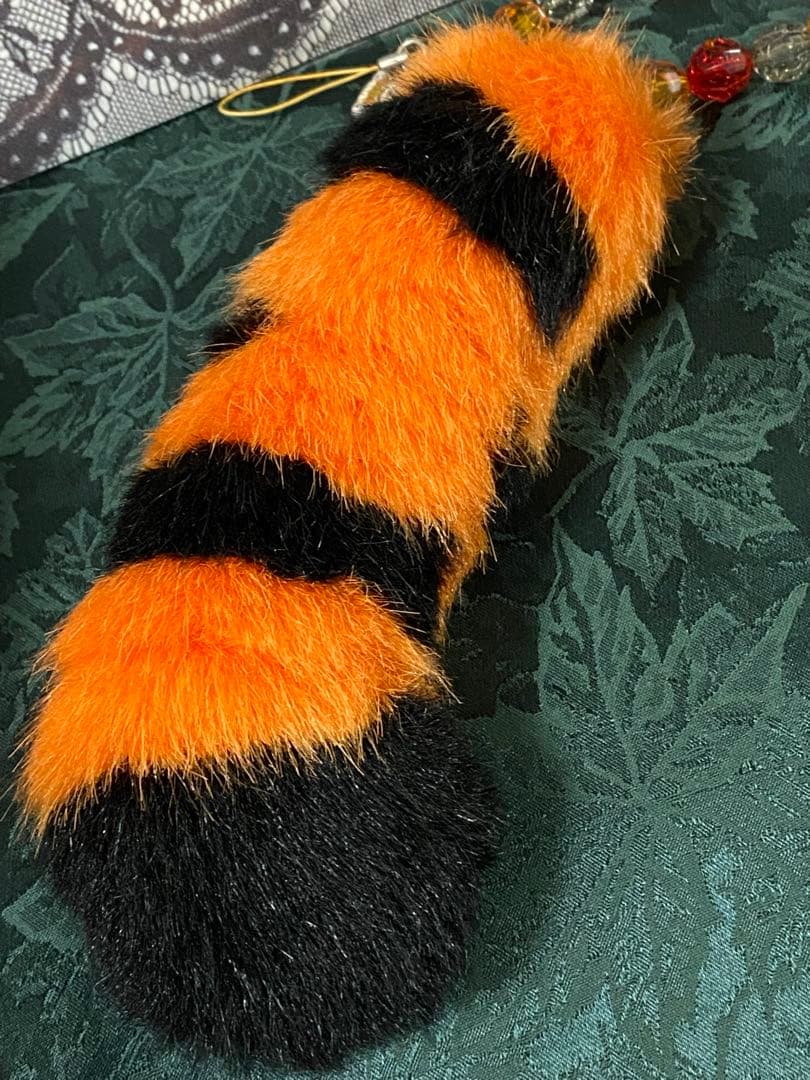 チャンドゥ　しっぽ　キーチェーン　ストラップ　チャーム付き　人気　レア