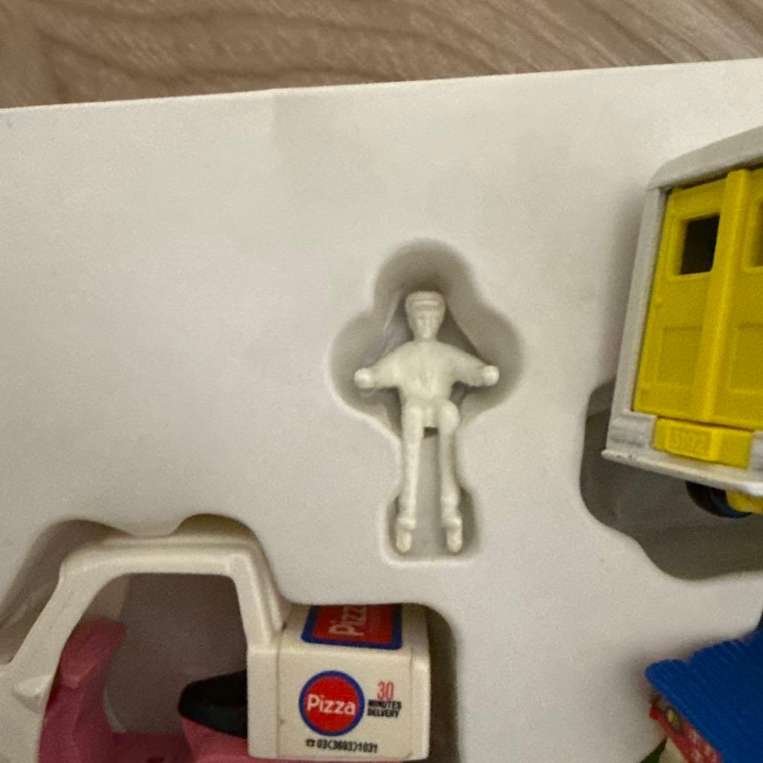 トミカ たべもの販売車セット ビデオ付 日本製 トミー 赤ロゴ TOMY