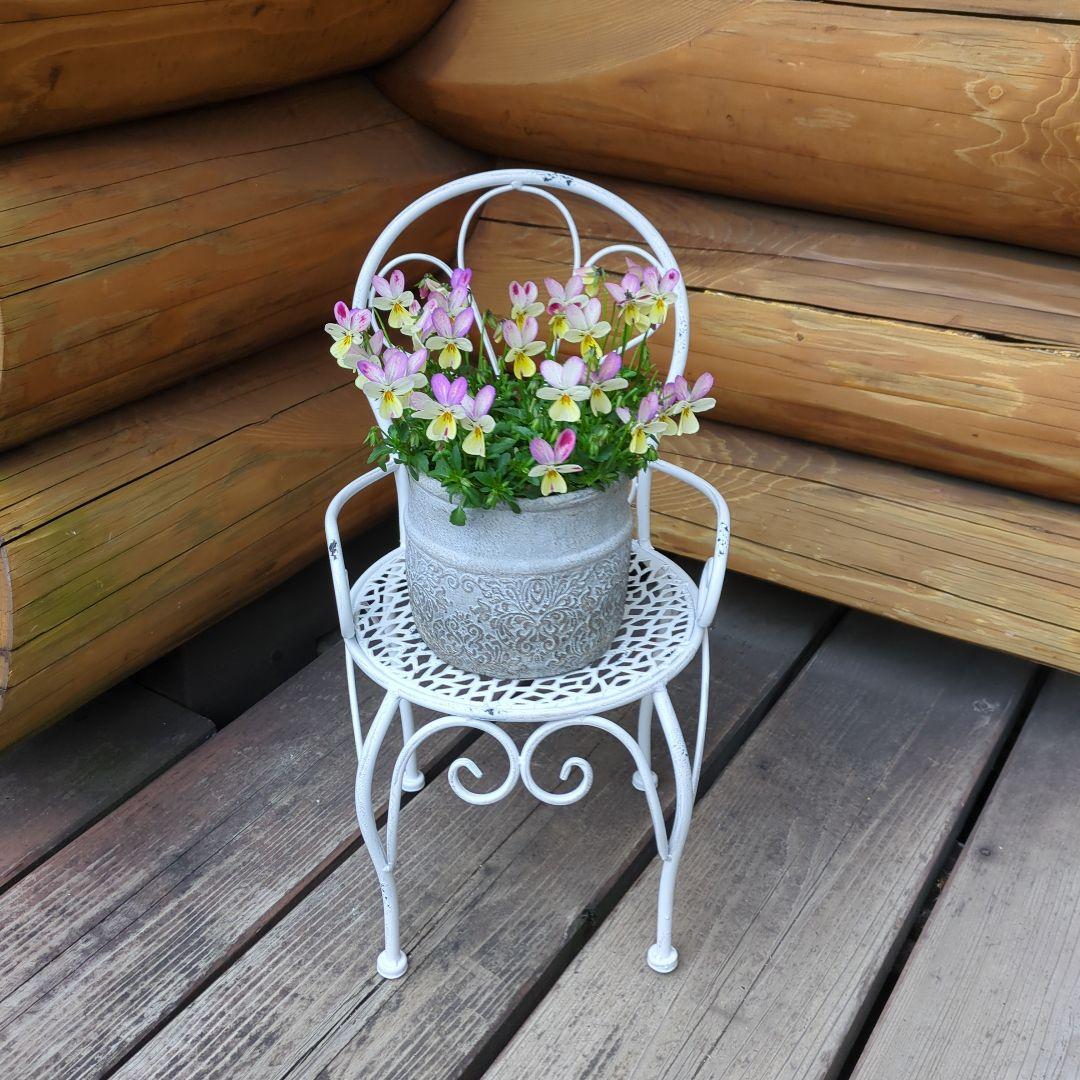 アイアン❂チェアー型フラワースタンド