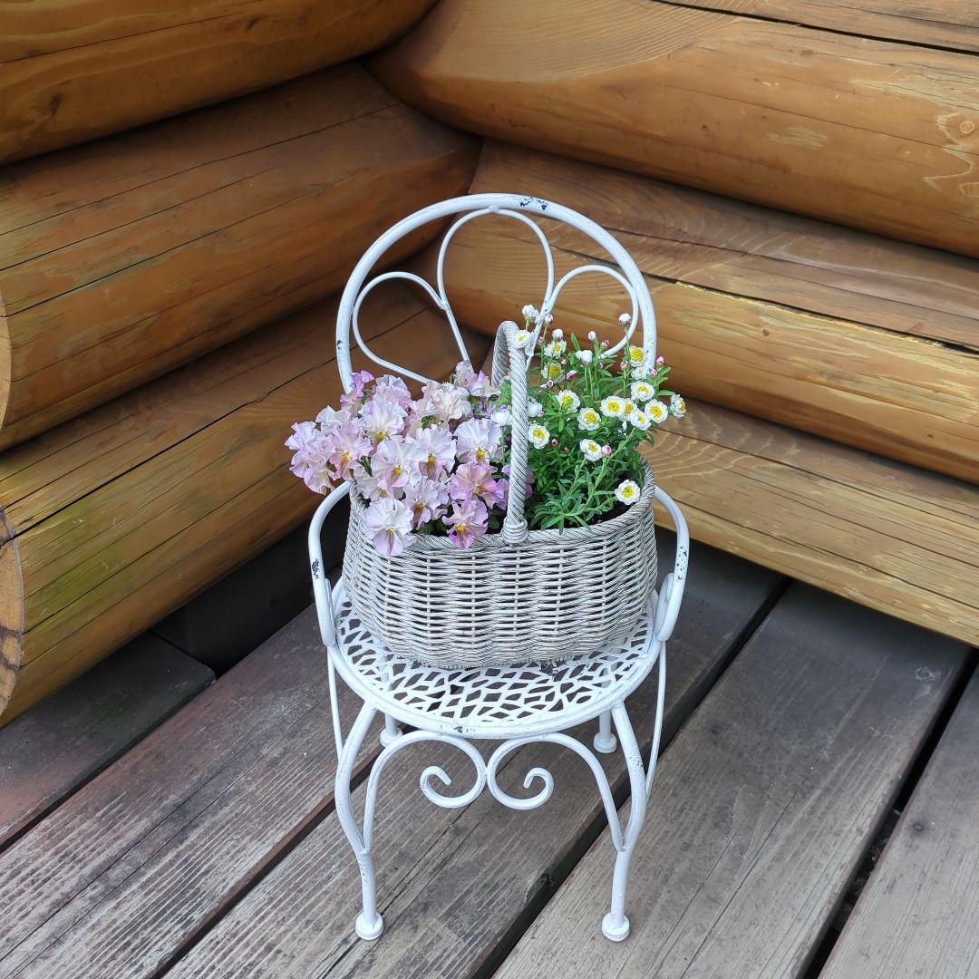 アイアン❂チェアー型フラワースタンド