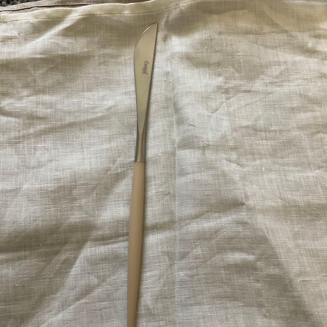 クチポール ゴア ナイフ・スプーン・フォーク ベージュ 3本セット