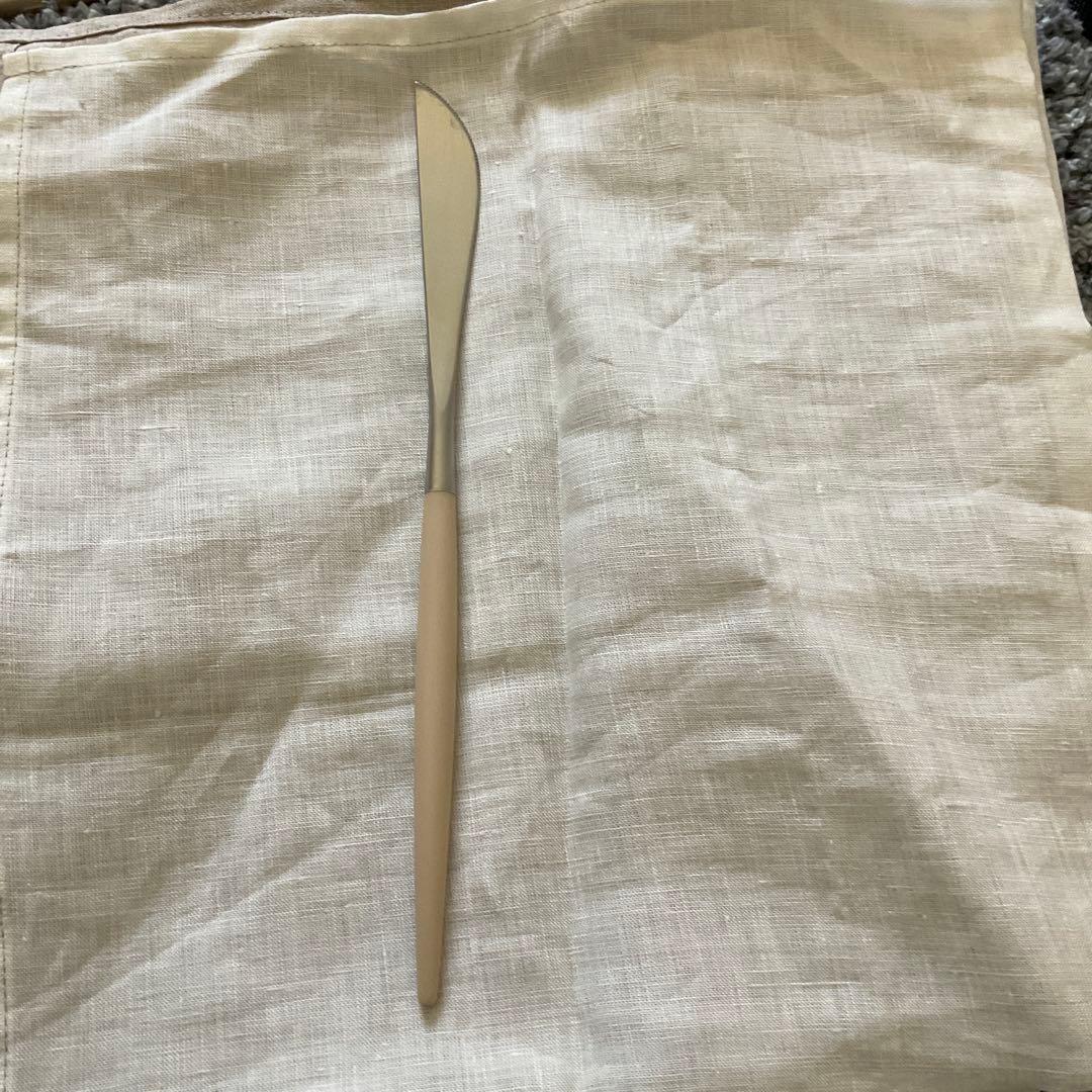 クチポール ゴア ナイフ・スプーン・フォーク ベージュ 3本セット