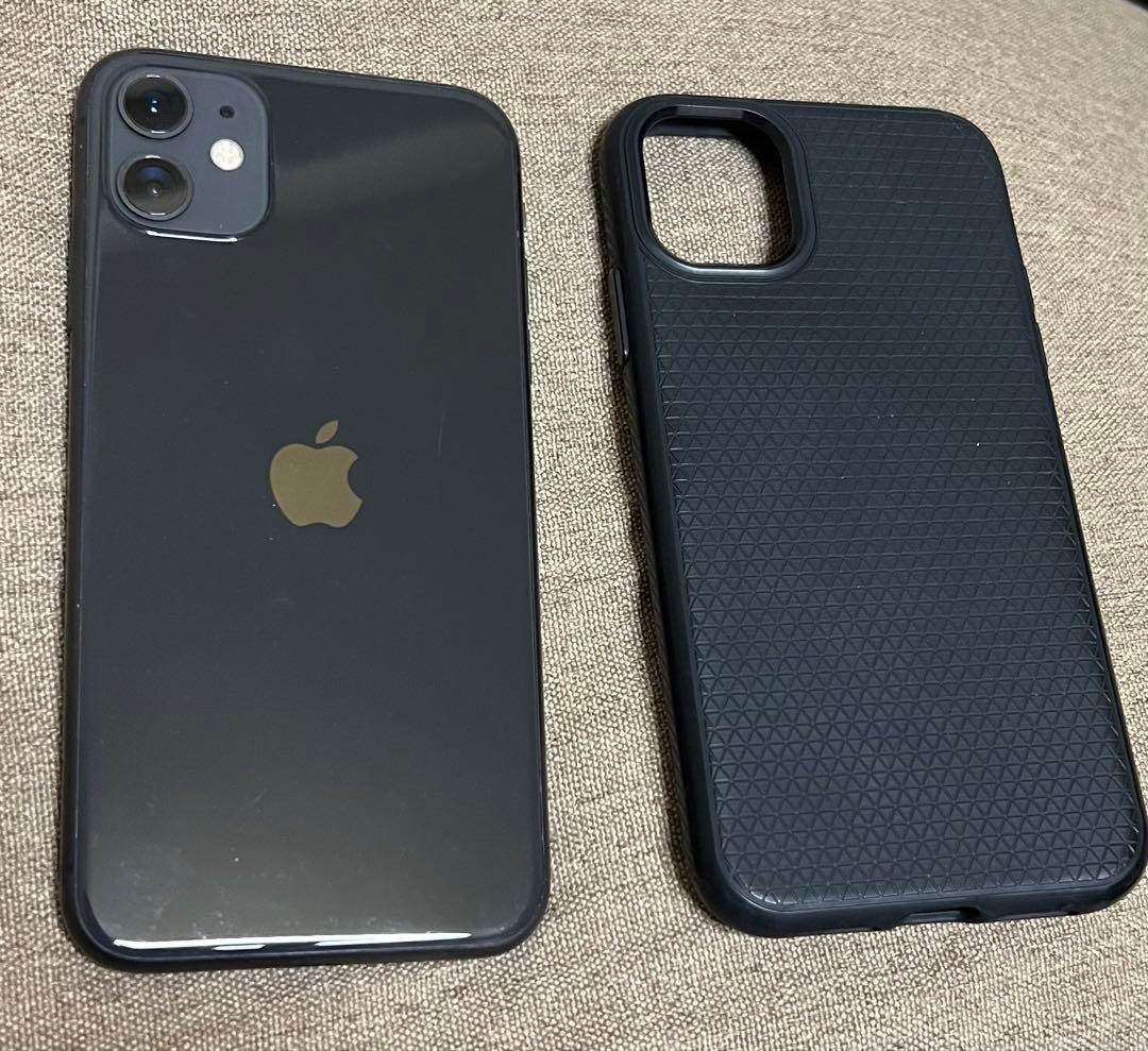 iphone 11 64GB simフリー ブラック系 美品