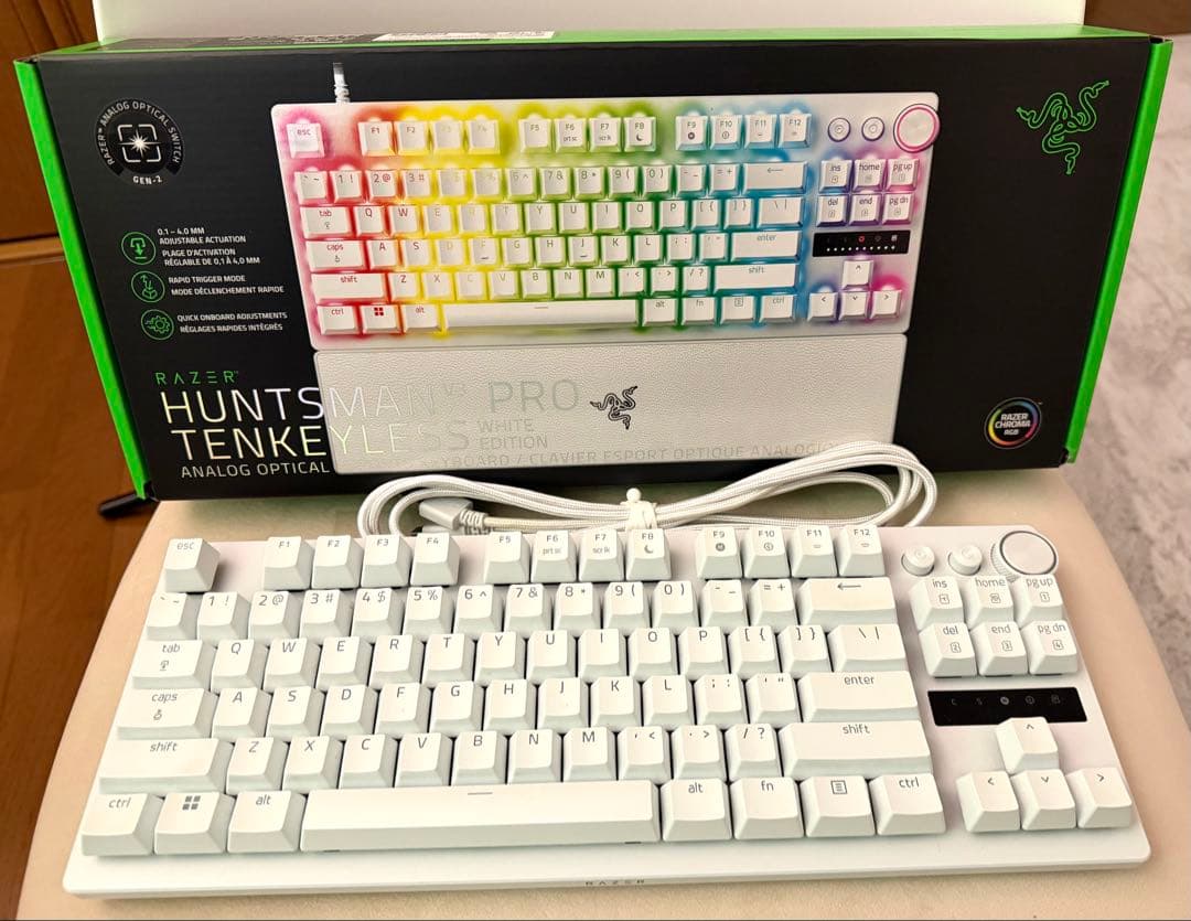 ラピッドトリガー 搭載 Razer レイザー Huntsman V3 Pro