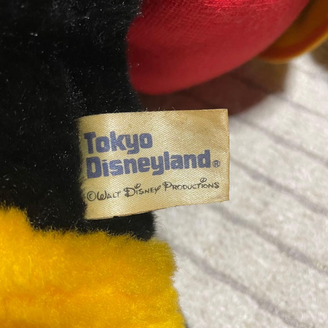 ディズニー ミッキーマウス ぬいぐるみ 1984年 年代物 Disneyland