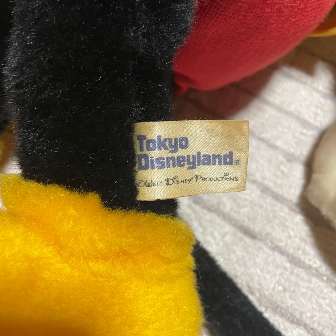 ディズニー ミッキーマウス ぬいぐるみ 1984年 年代物 Disneyland