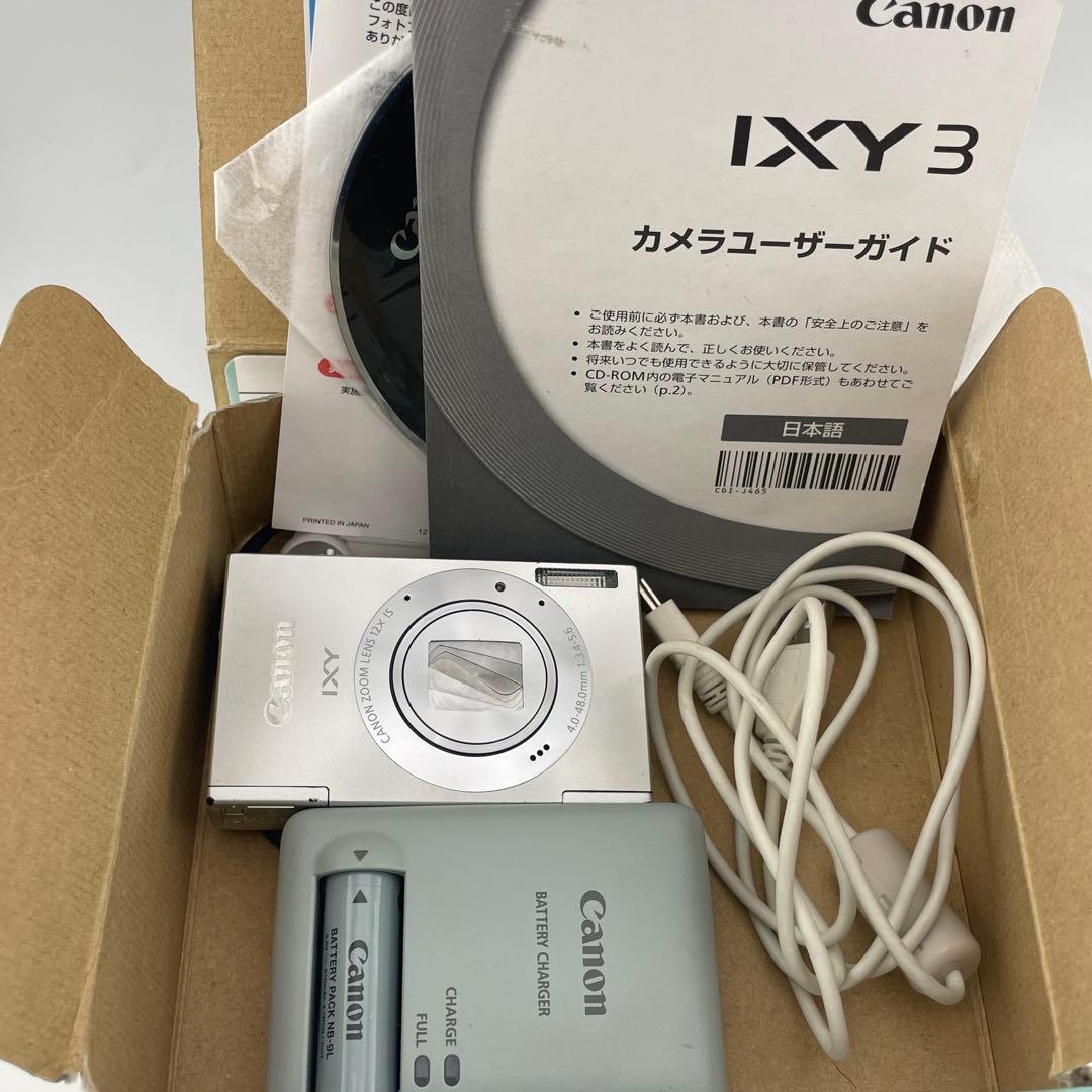 実写美⭕️良品【動作確認済】Canon IXY3　PC1736 デジカメ