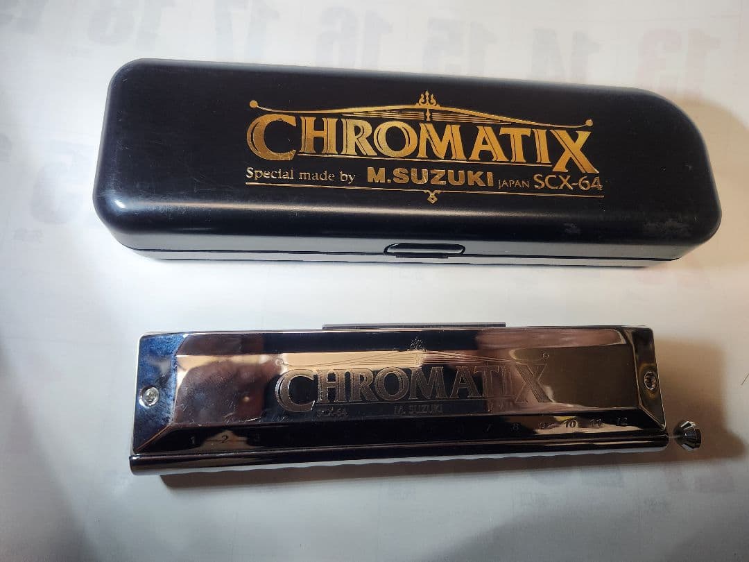 フェン Buy3sSUZUKI SCX-64 クロマチックハーモニカ