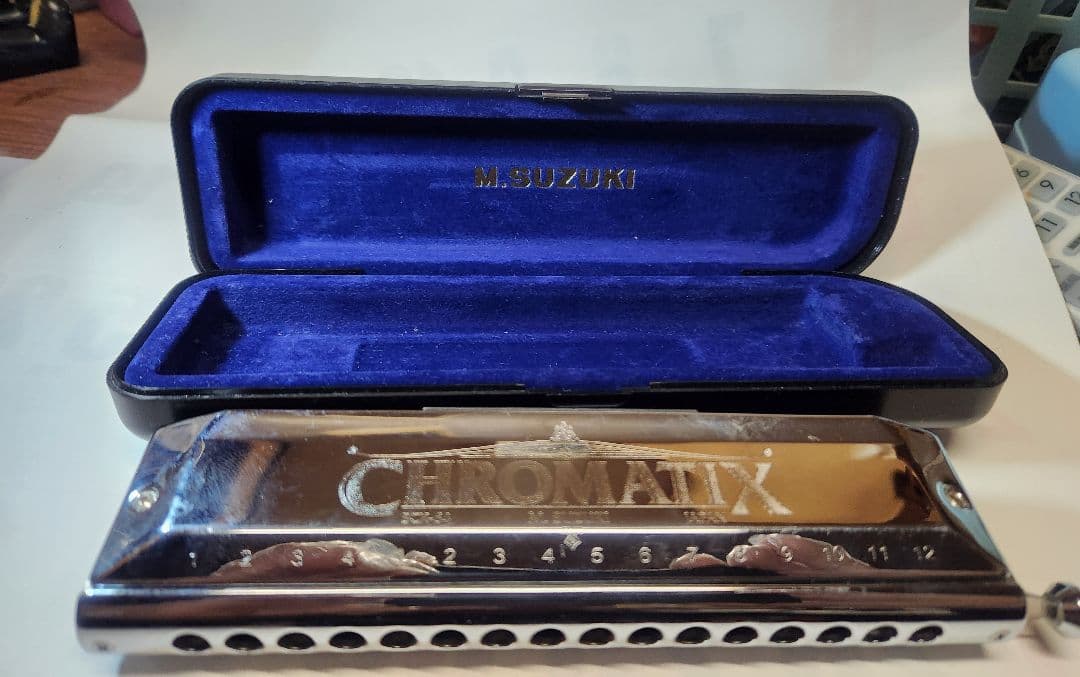 フェン Buy3sSUZUKI SCX-64 クロマチックハーモニカ