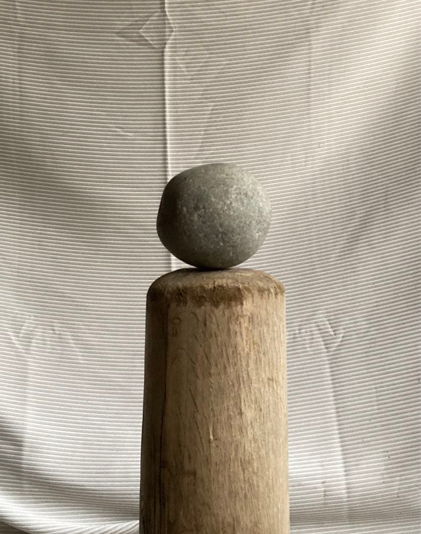 古道具　木製臼　古民具