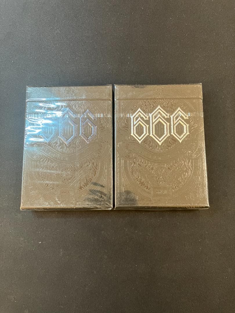 トランプ 666 Holographite&Obsidian Playing Cards
