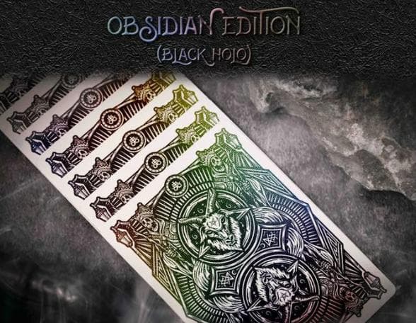 トランプ 666 Holographite&Obsidian Playing Cards