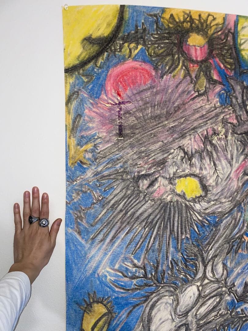 題名“Night wing” 値下げ交渉不可 MARCELINE作　自作絵画