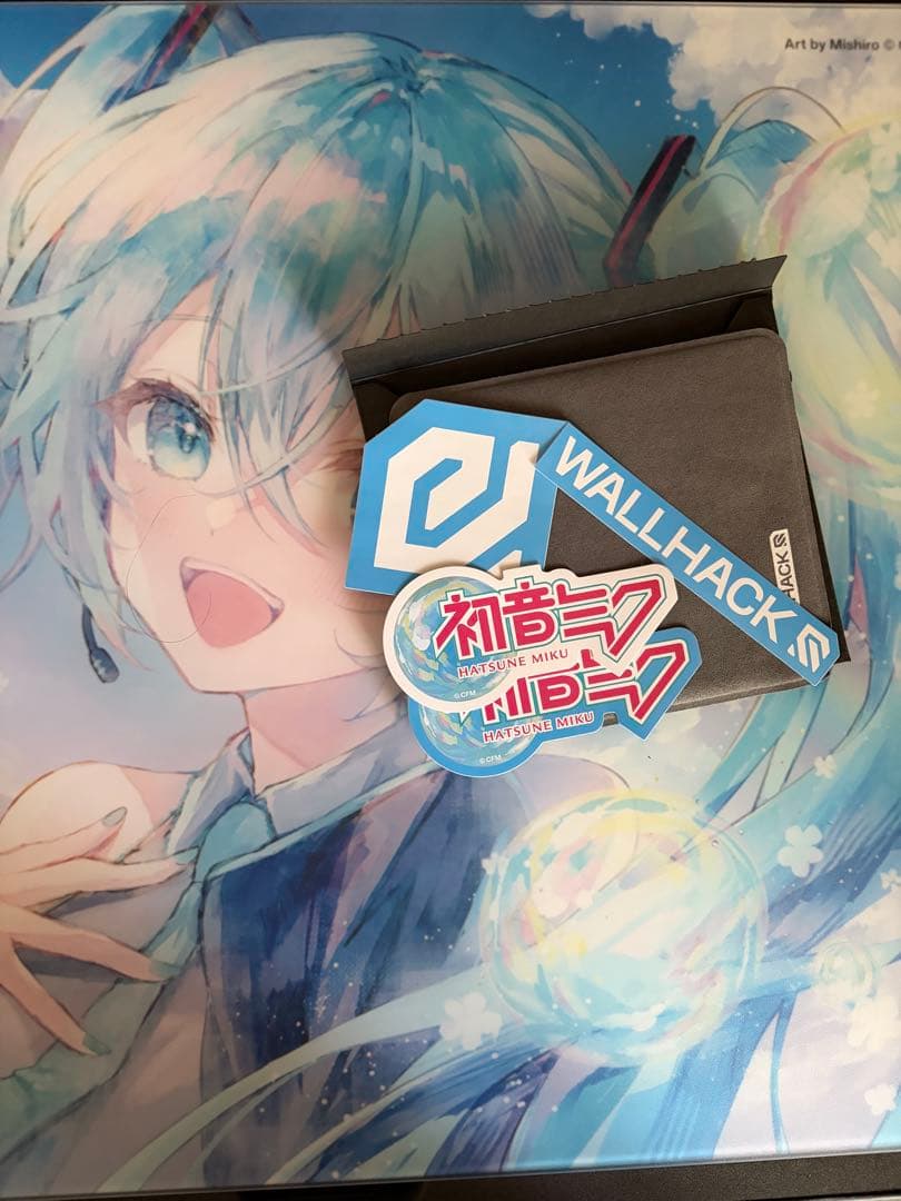 美品 SP-004 初音ミク デザイン マウスパッド WALLHACK
