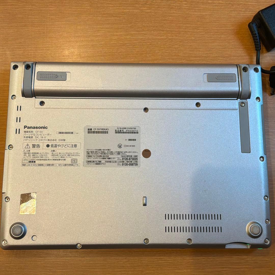 Let's note SV1 CF-SV1RDLKS 純正アダプター付き