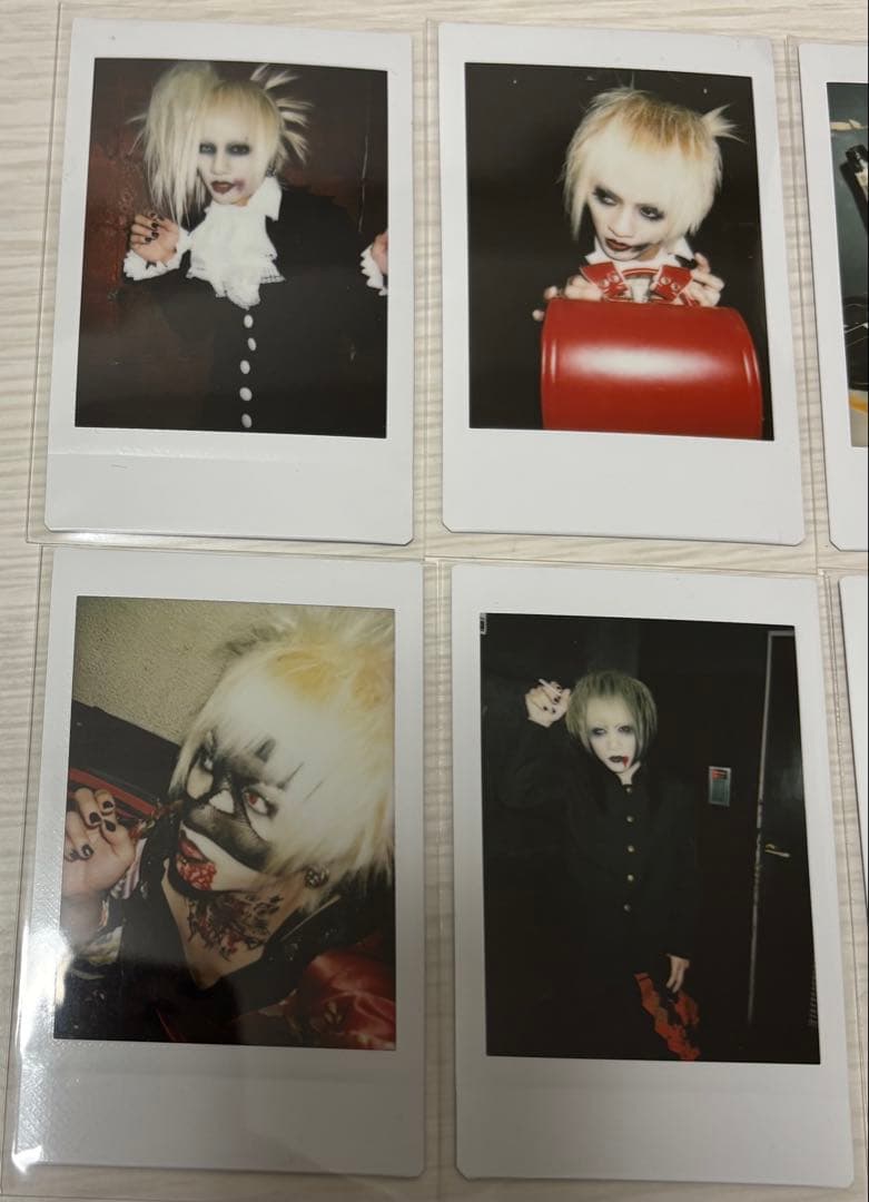 ⑧黒百合と影 烏名鳴 メメント・モリ 哀 チェキ 10枚セット