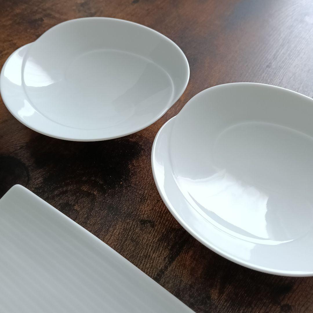 白山陶器　食器　丸皿　角皿　6枚セット
