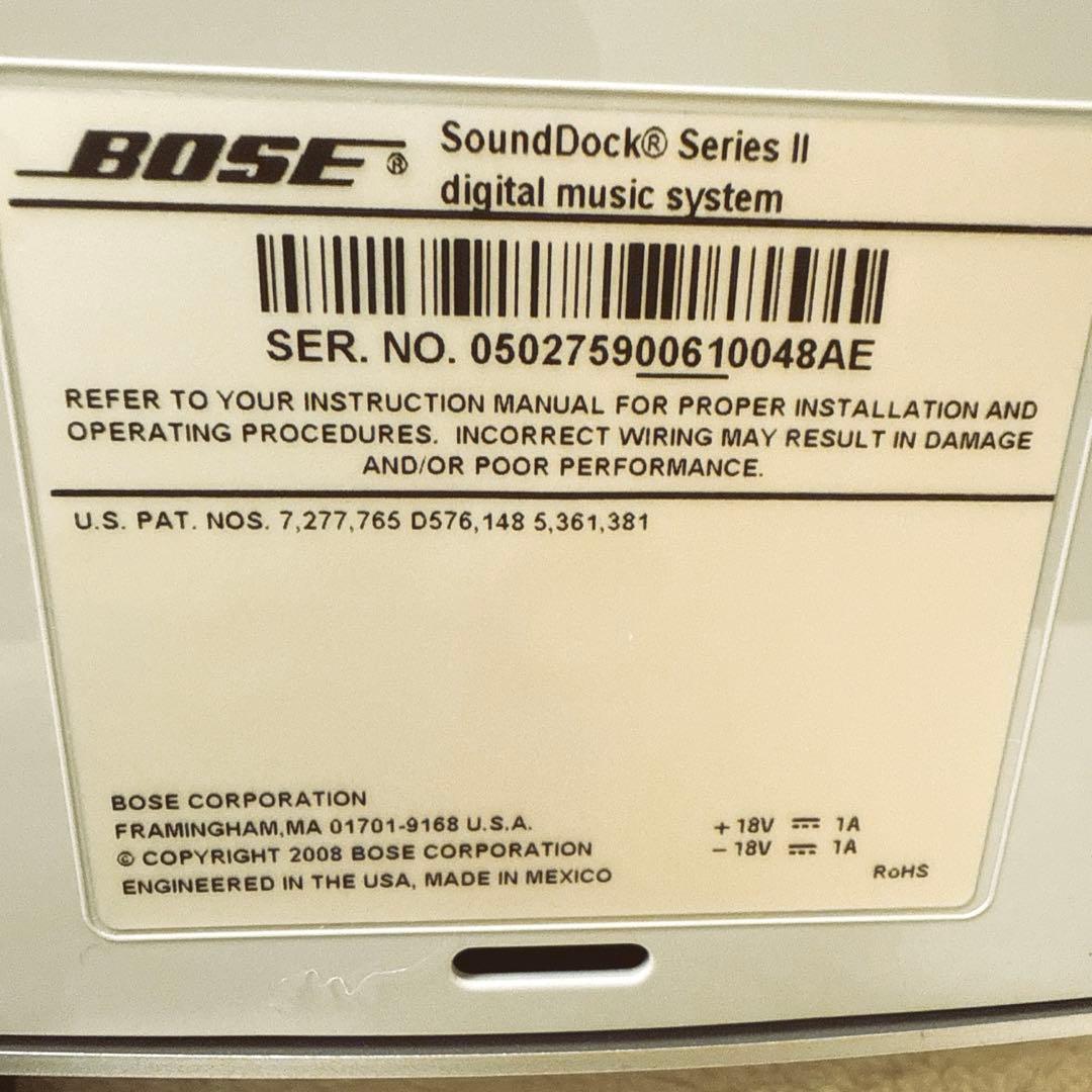 BOSE sound Dock®︎series Ⅱ スピーカー