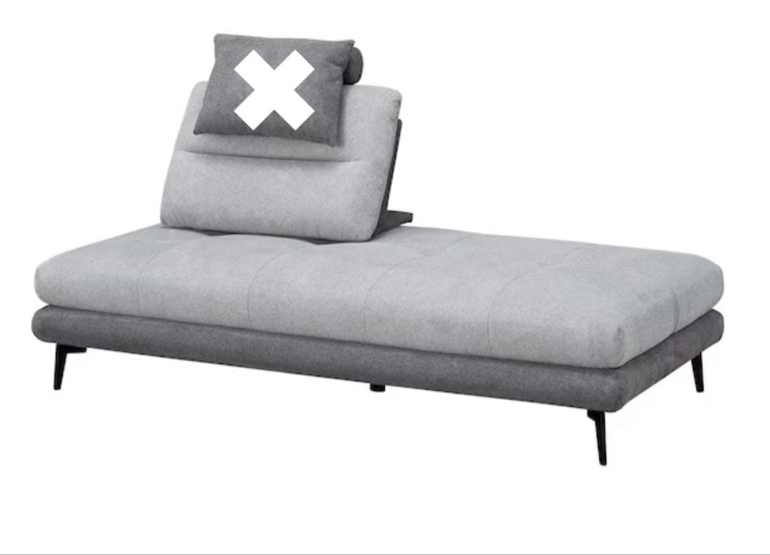 ニトリ　ソファー　引き取り歓迎　背もたれ移動式　グレー