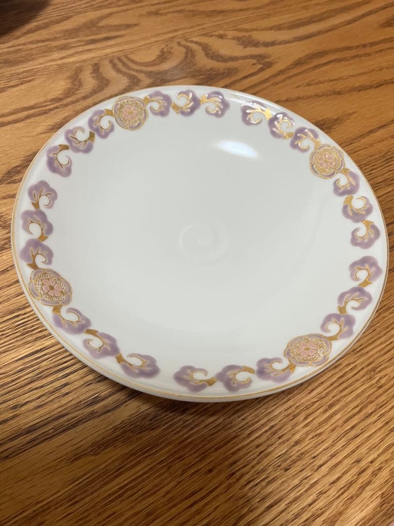 清水焼　京焼　東哉　音羽窯 6寸皿(中皿)　5枚セット