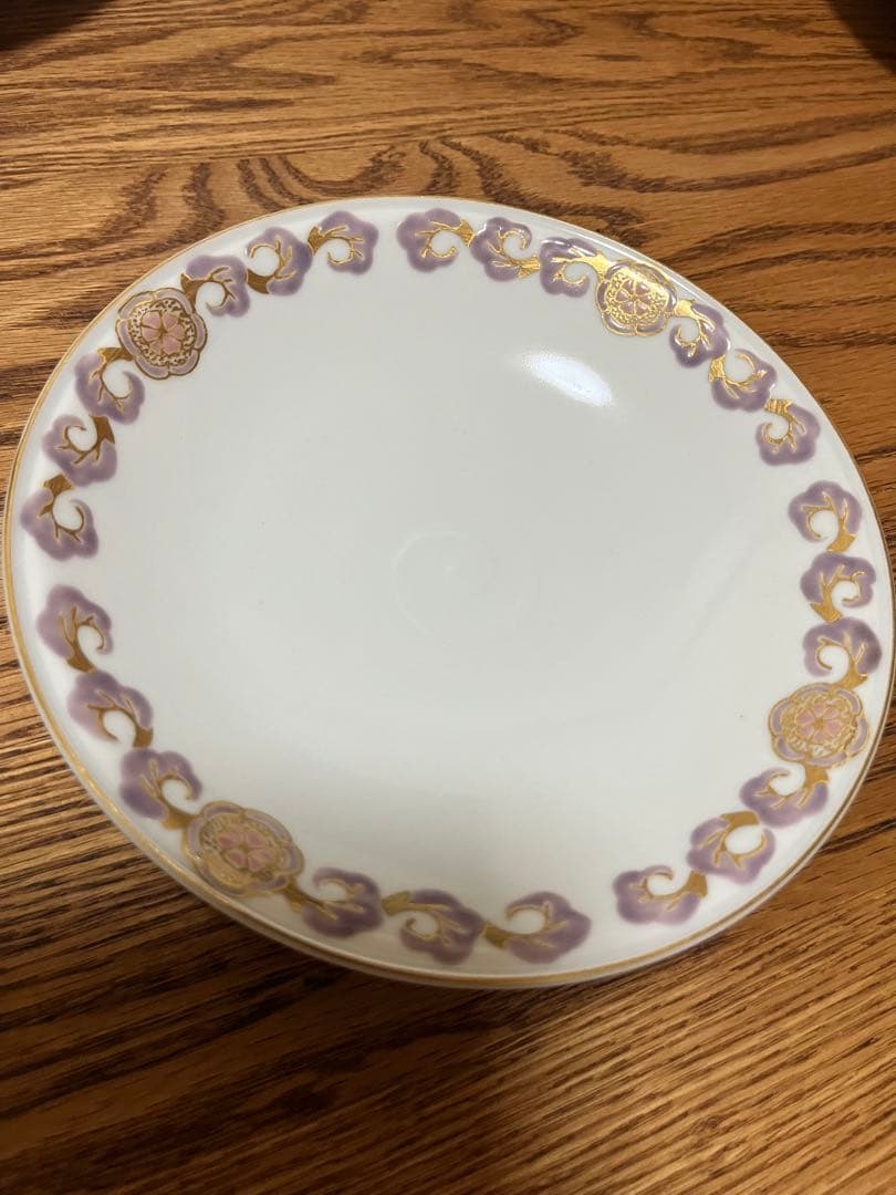 清水焼　京焼　東哉　音羽窯 6寸皿(中皿)　5枚セット