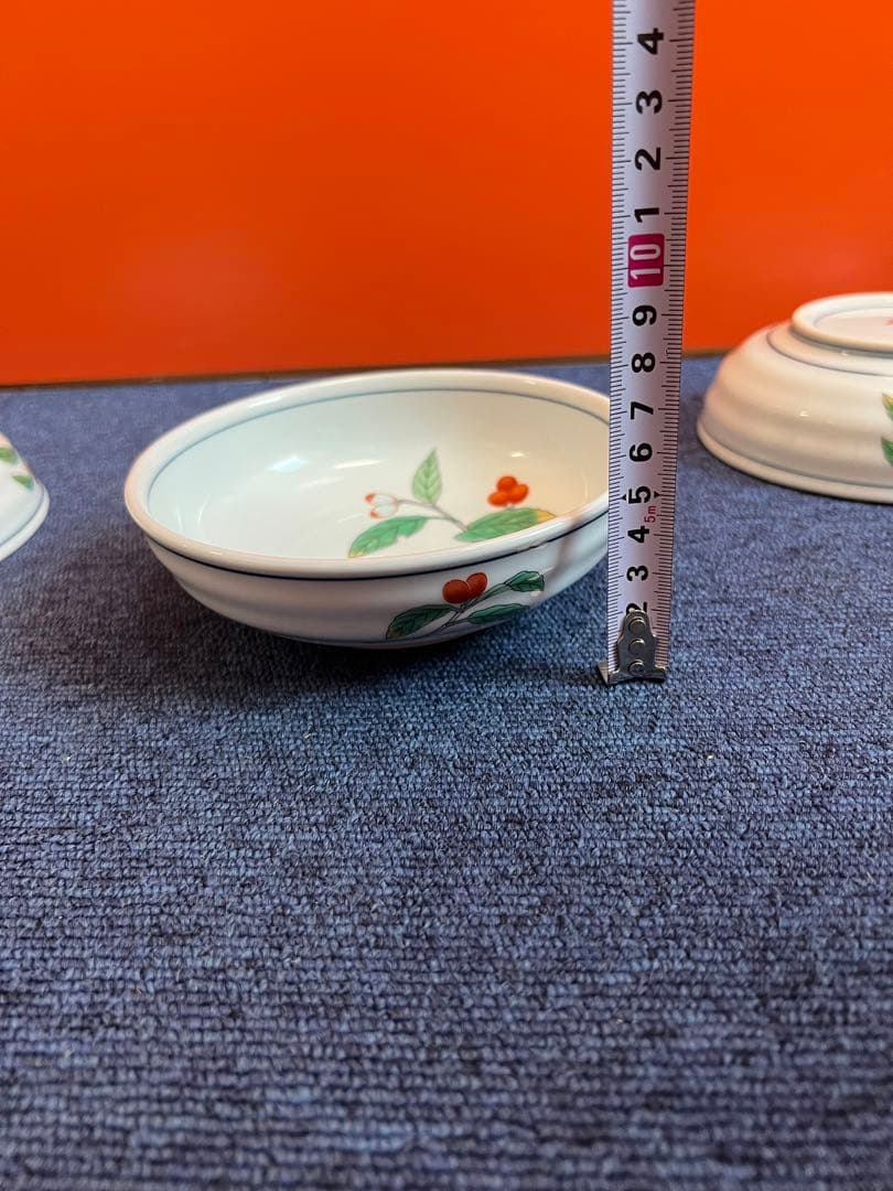 1155  有田焼　其泉   果実絵　鉢　5客　未使用