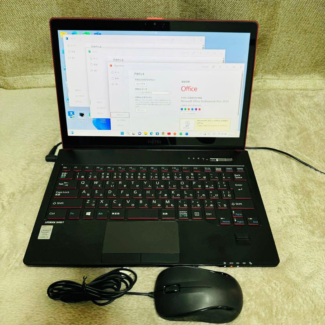 S329 Fujitsuノートパソコン i5高速SSD WEBカメラ Win11