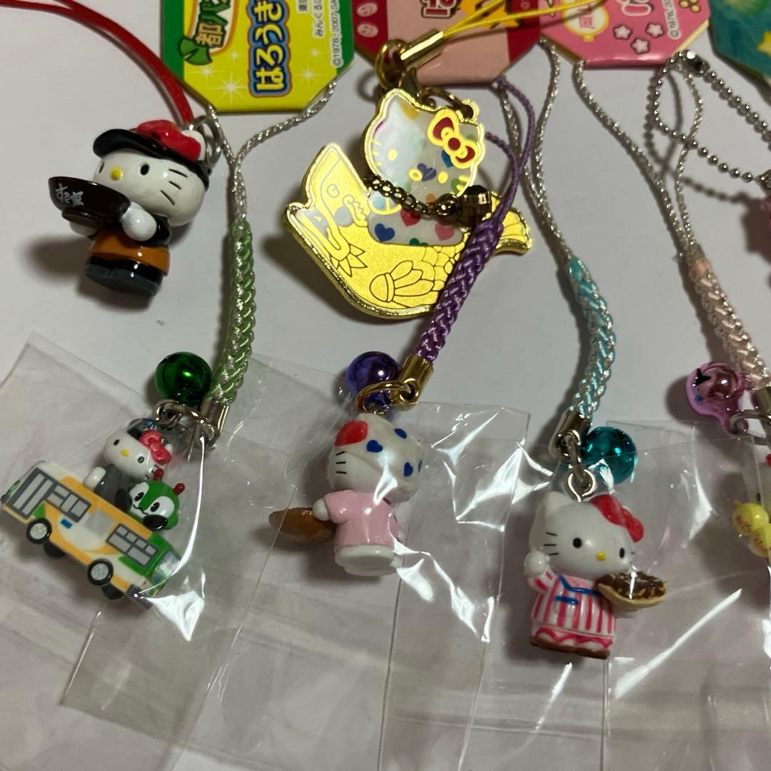 ご当地キティ　キティストラップ　キティキーホルダー　キティまとめ売り